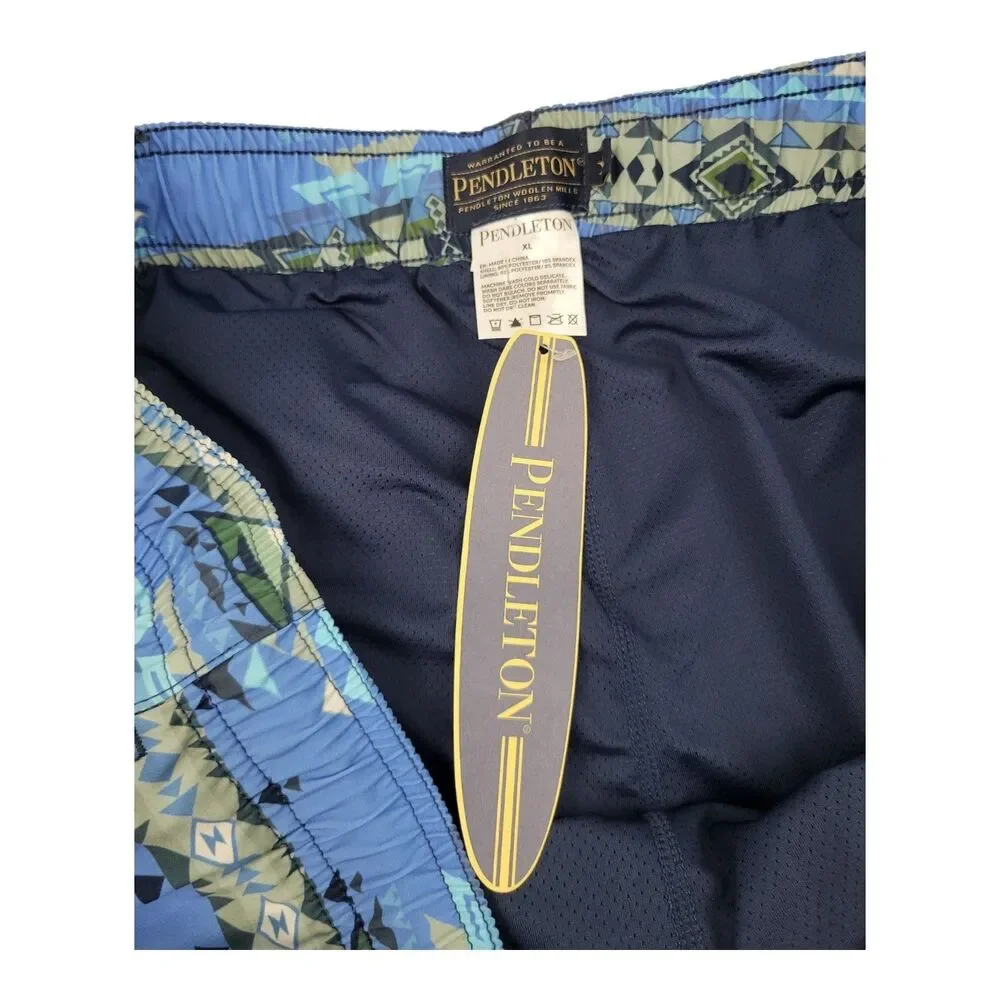 Pendleton Mens Blue Aztec Print 7